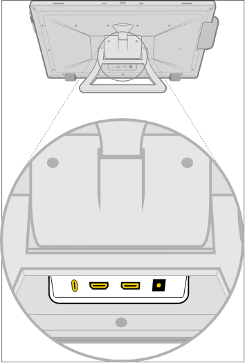 Image 4 - Connecting the Pen Display 24 - Back Ports